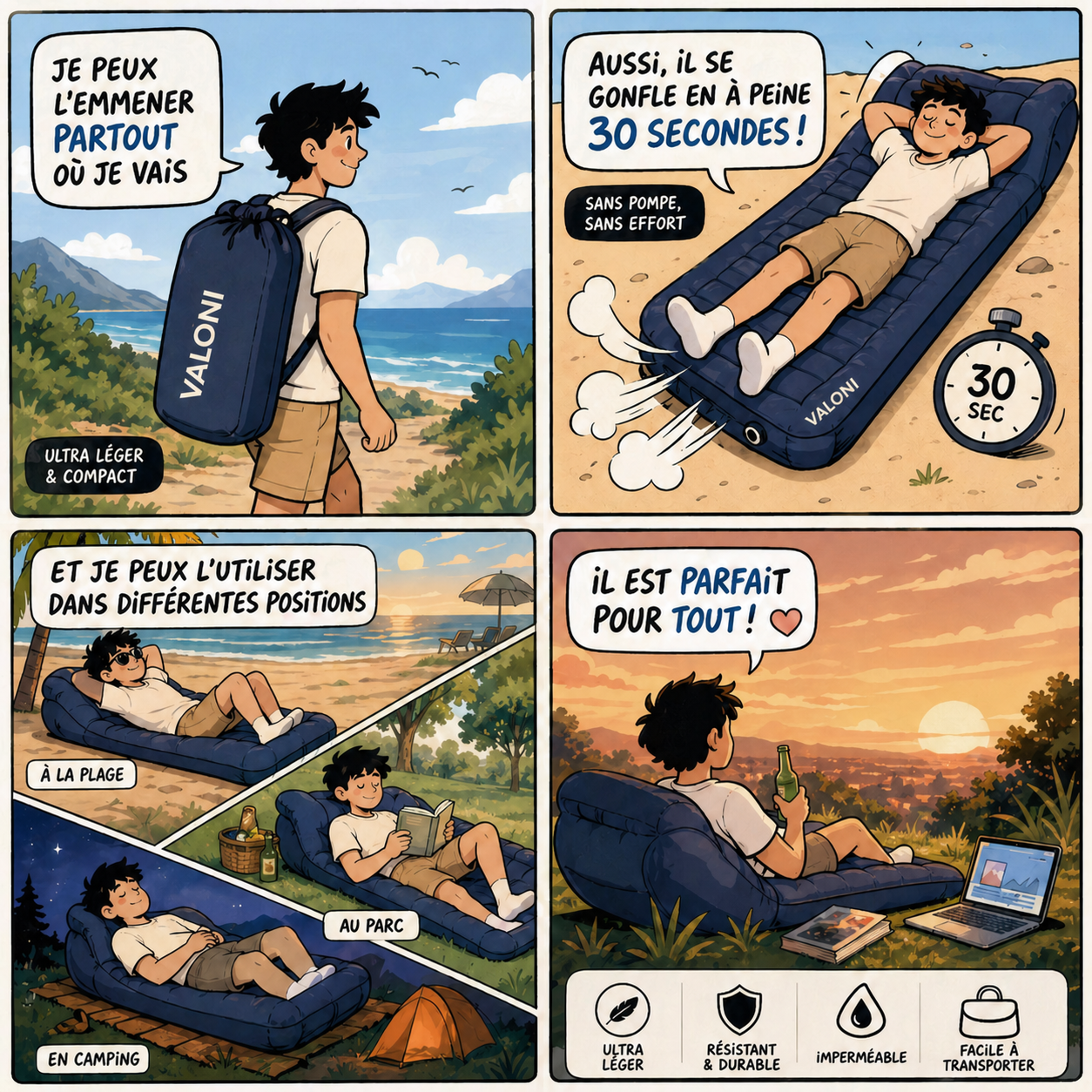 Matelas Gonflabe