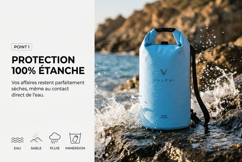 PROTECTION 100% ÉTANCHE