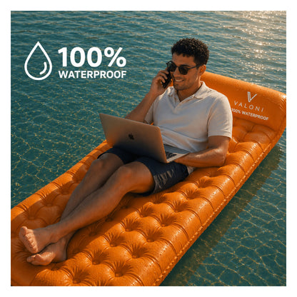 Matelas gonflable VALONI sur la plage