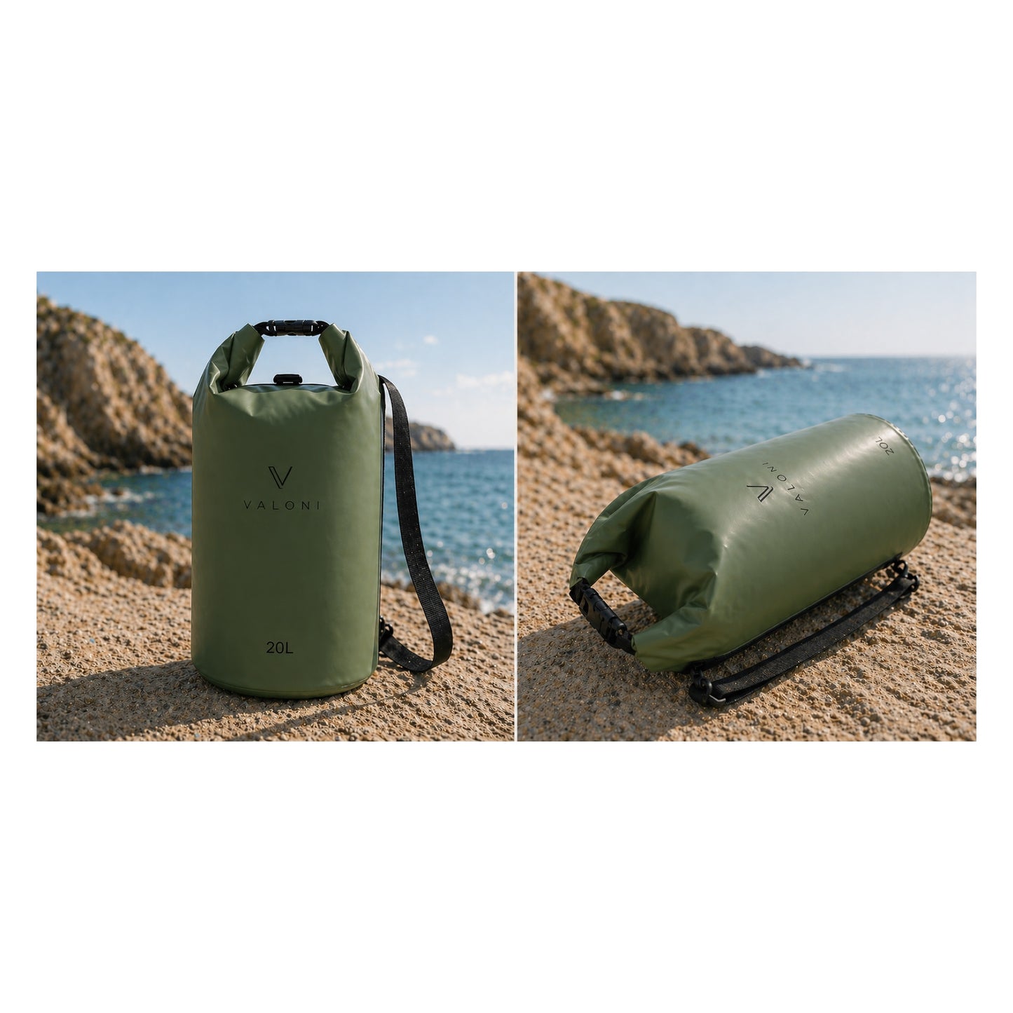 Sac étanche VALONI 20L en situation outdoor